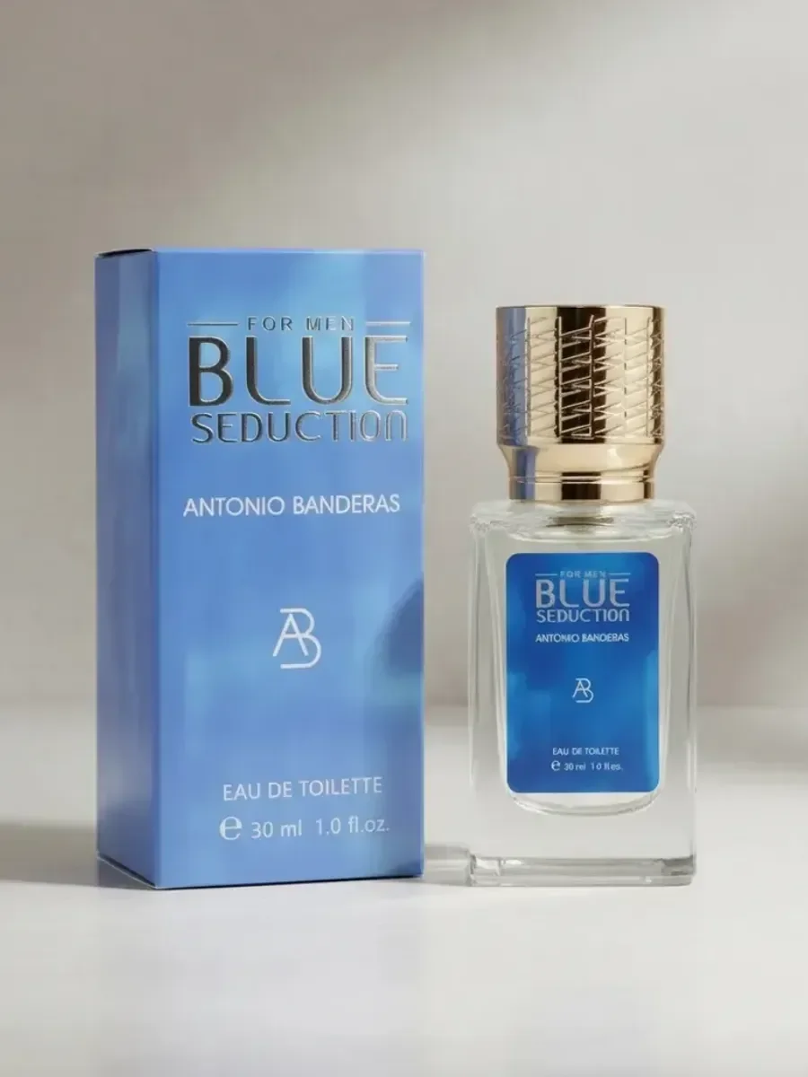 Духи Антонио Бандерас Blue Seduction edt for men 30 ml - миниатюра 4