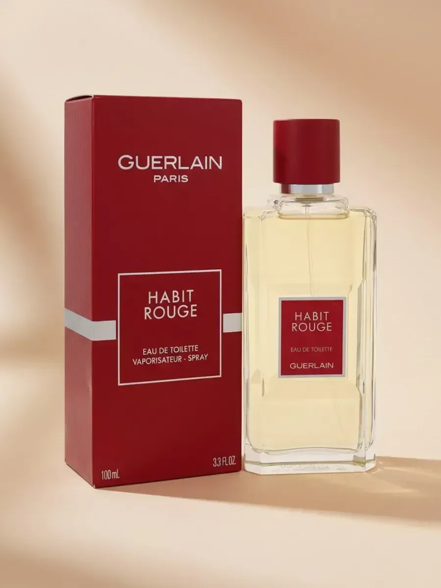 Мужские духи Герлен Habit Rouge edt for men 100 ml - миниатюра 4