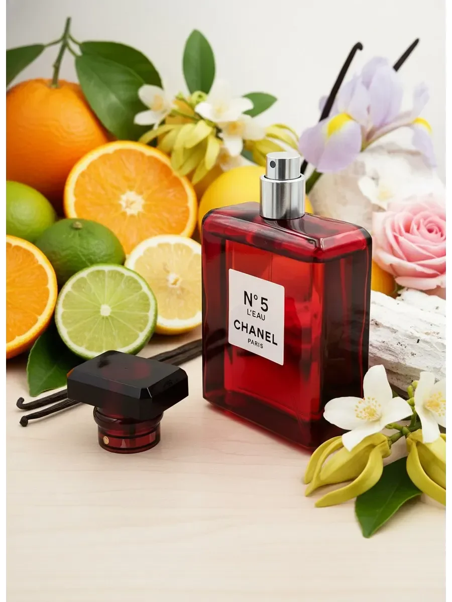 Женские духи Шанель №5 L Eau Red Edition 100 ml - миниатюра 2