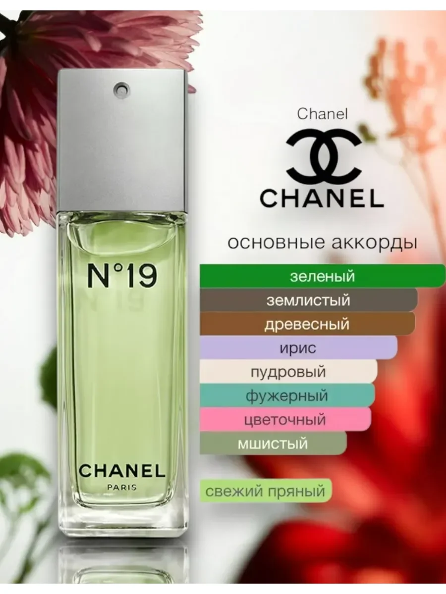Женские духи Шанель №19 edt for women 100 ml - миниатюра 2