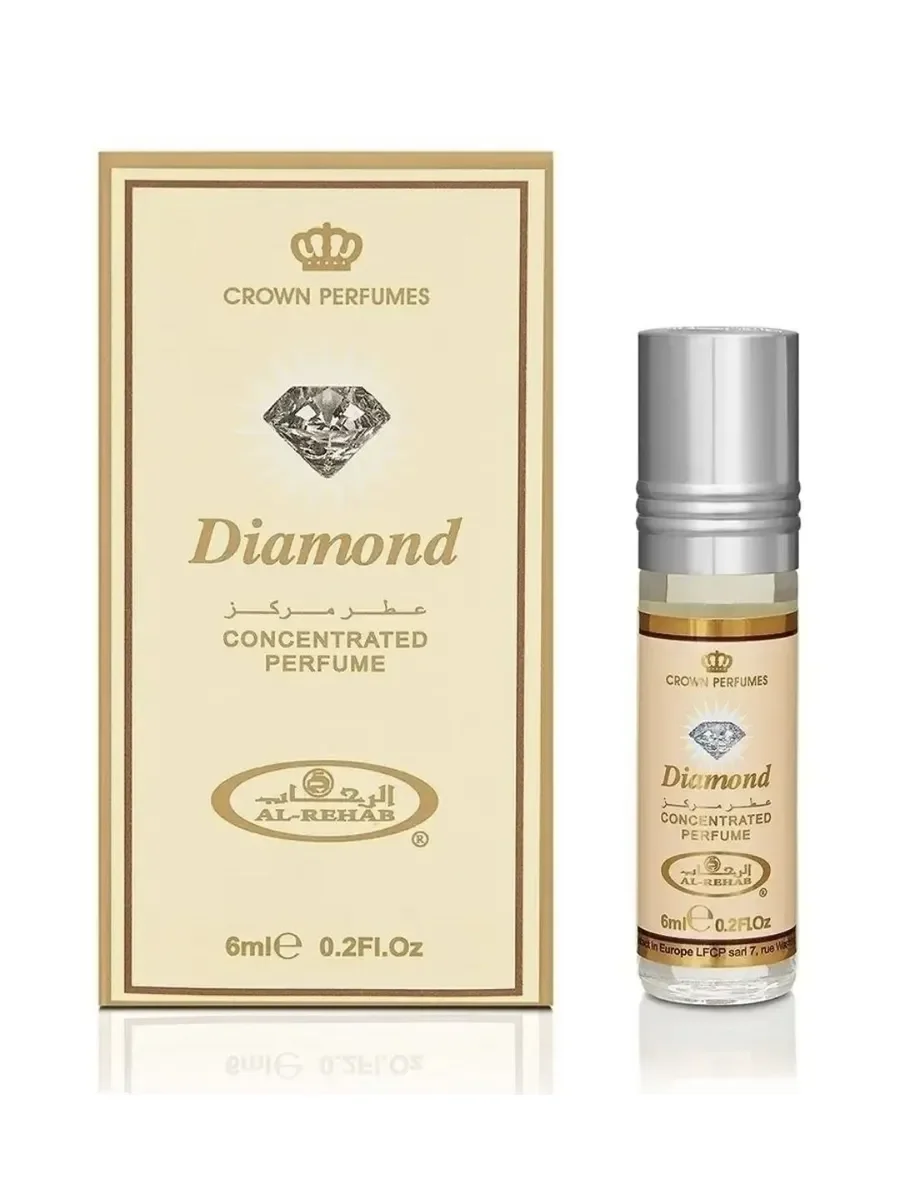 Арабские масляные духи Diamond Al Rehab 6 мл - миниатюра 5