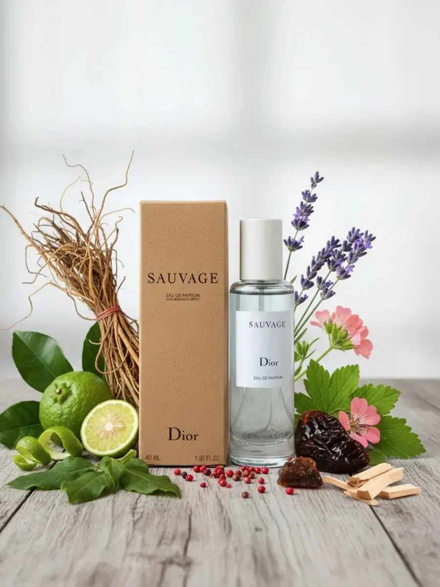 Мини парфюм Диор Sauvage pour homme EDT 40 мл - миниатюра 2
