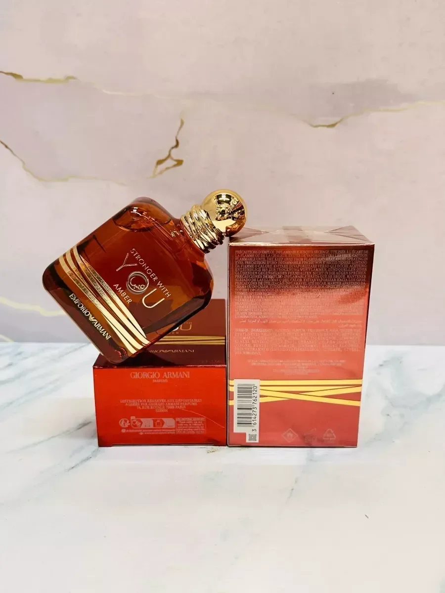 Джорджо Армани Stronger With You Amber for men 100 ml - миниатюра 6