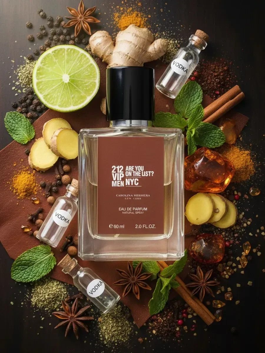Мини парфюм Каролина Херрера 212 VIP Men 60 ml - миниатюра 2