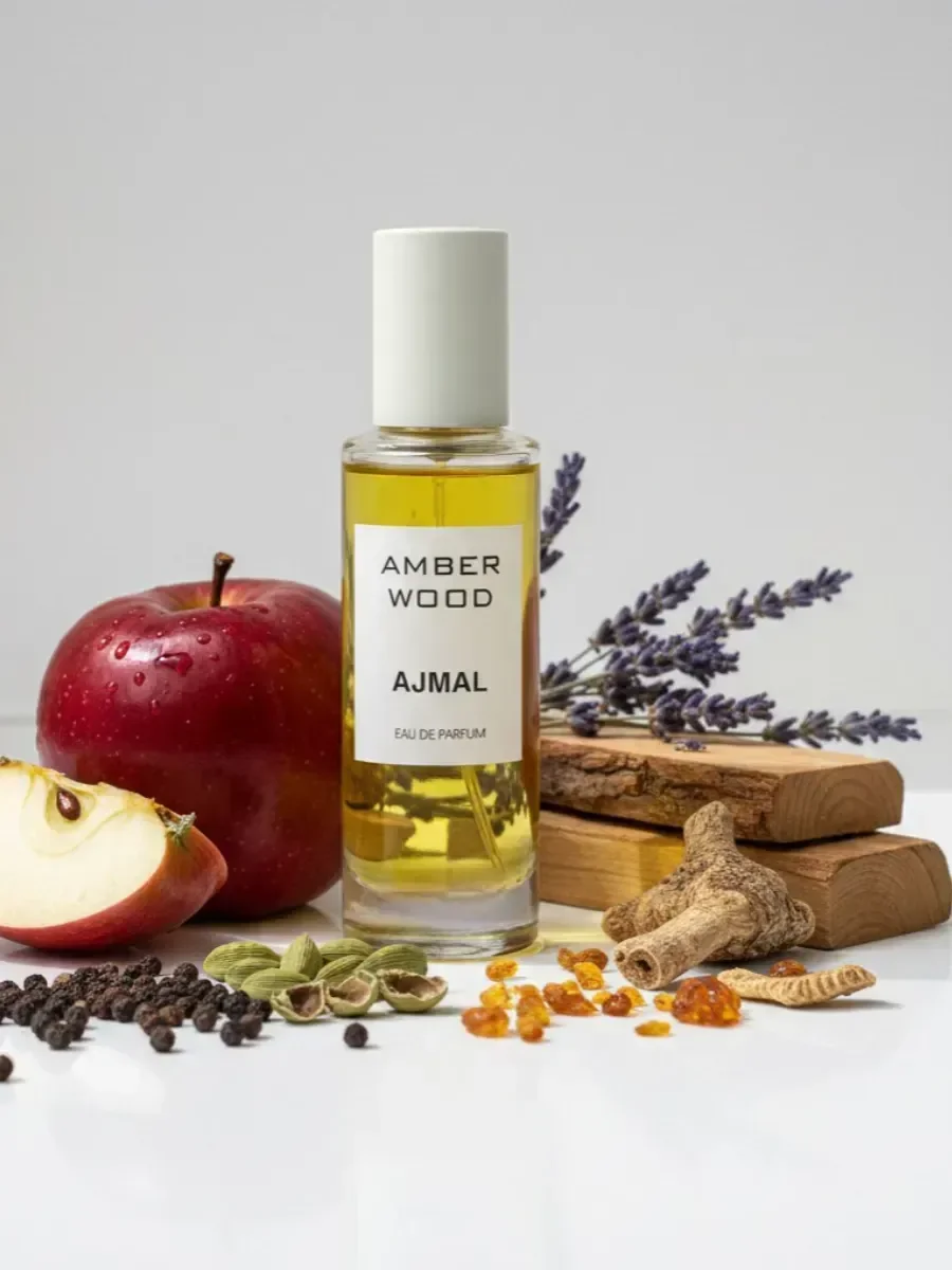 Мини парфюм Аджмал Amber Wood unisex 40 мл - миниатюра 2