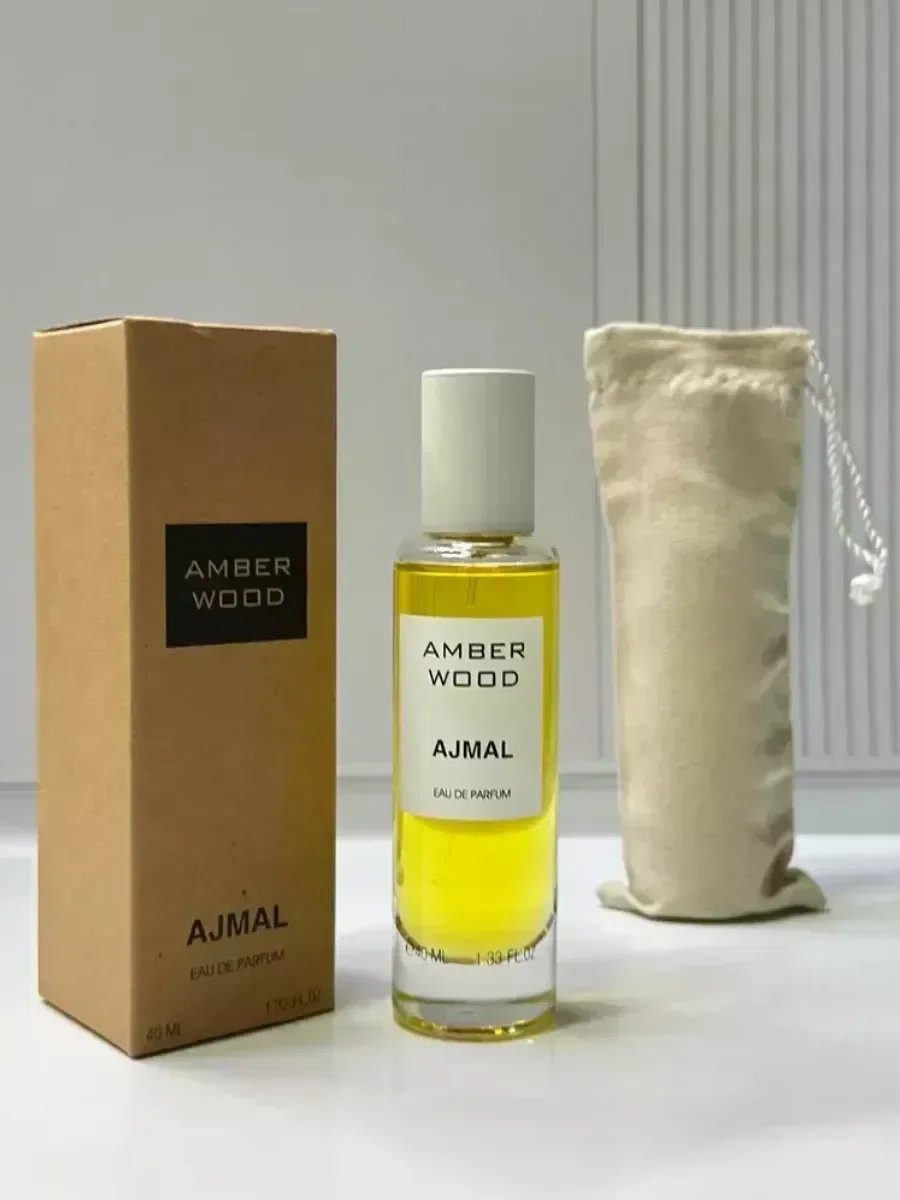 Мини парфюм Аджмал Amber Wood unisex 40 мл - миниатюра 3
