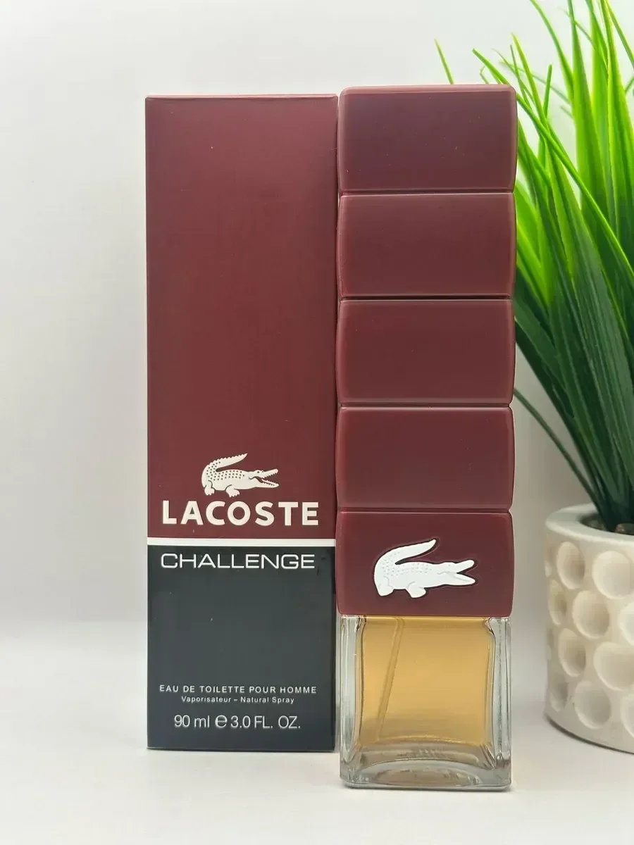 Туалетная вода Лакост Challenge Red Pour Homme 90 ml - миниатюра 4