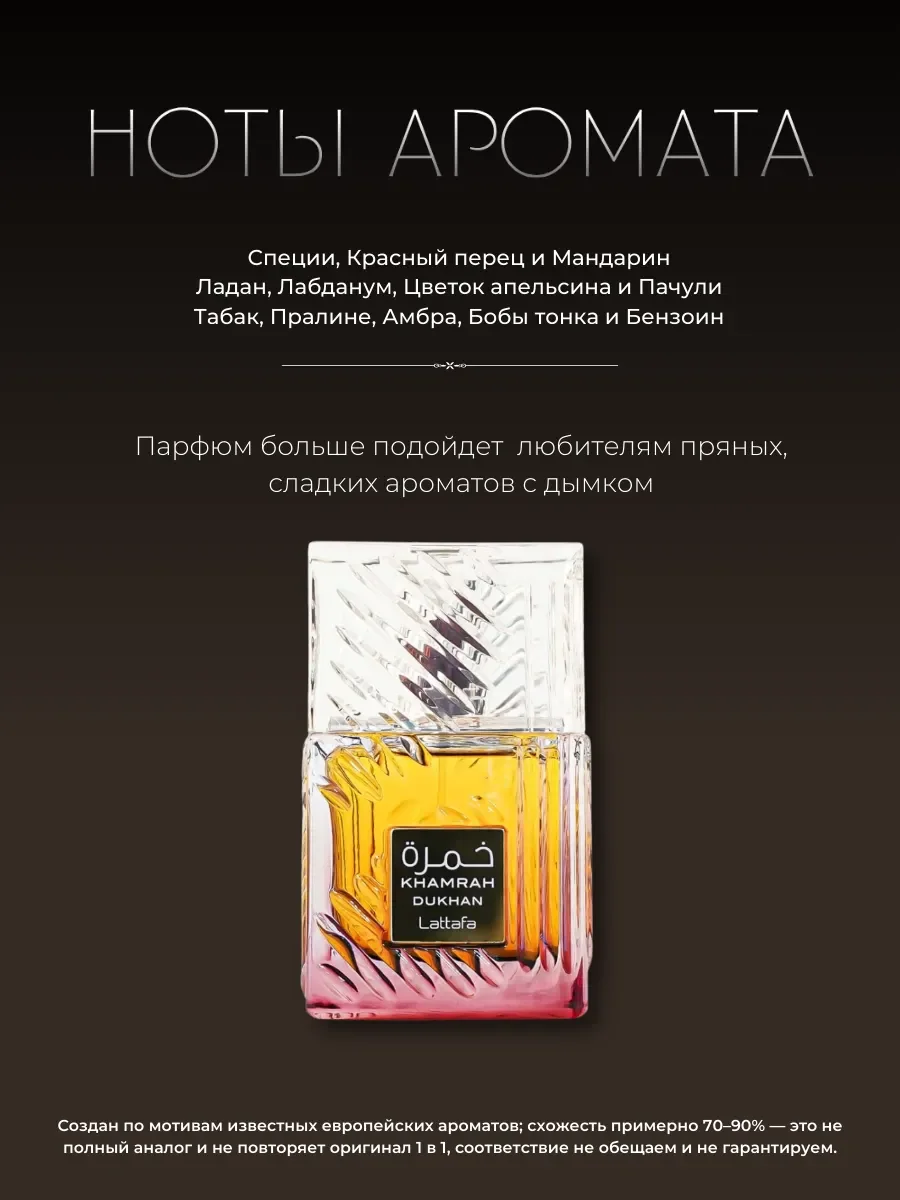 Духи арабские Khamrah Dukhan - миниатюра 2