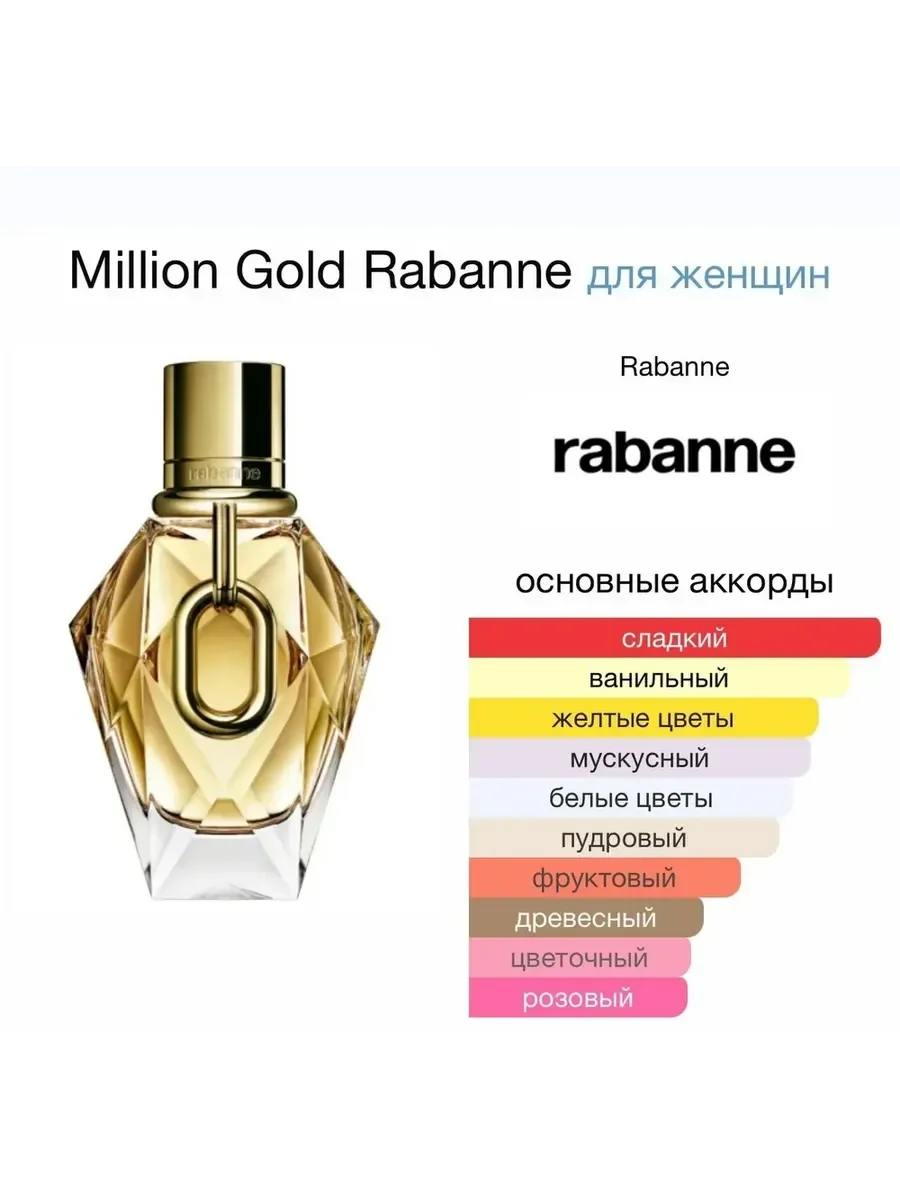 Milliоn Gold edp For Her 90 ml - миниатюра 3