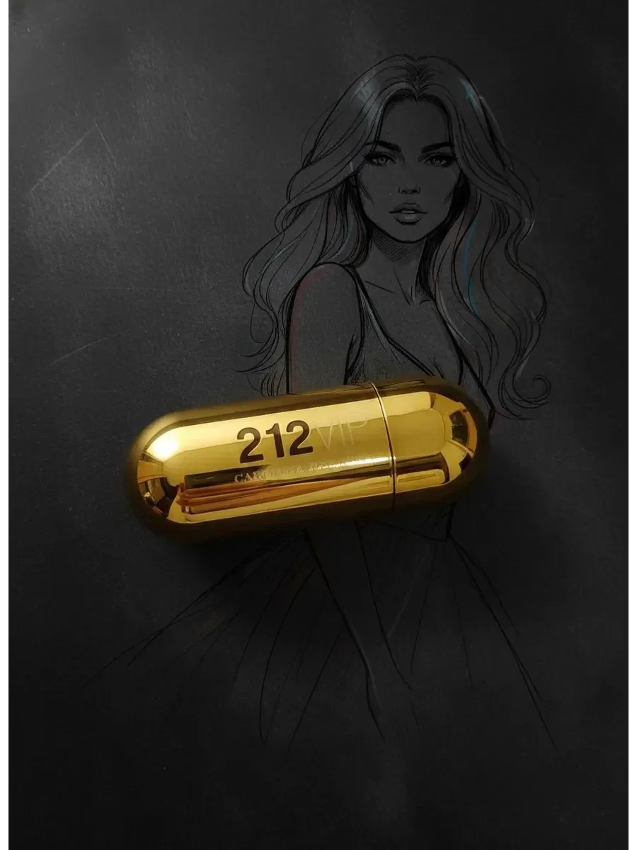 Духи Каролина Эррера 212 VIP for women 80 ml - миниатюра 3