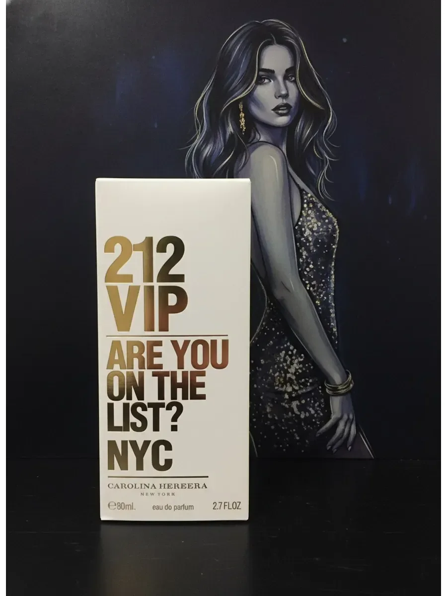 Духи Каролина Эррера 212 VIP for women 80 ml - миниатюра 5