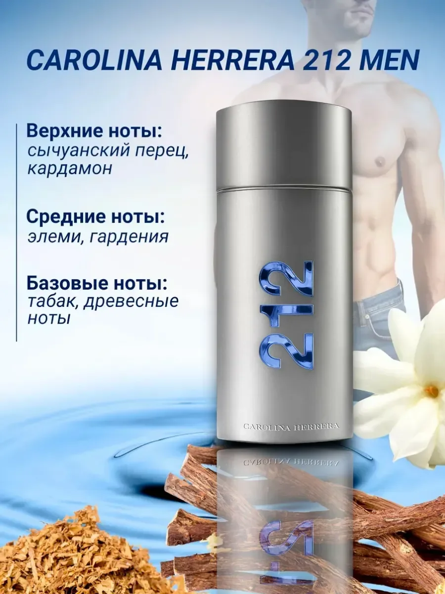 Подарочный набор Каролина Херрера 212 for men 3x30 ml - миниатюра 2
