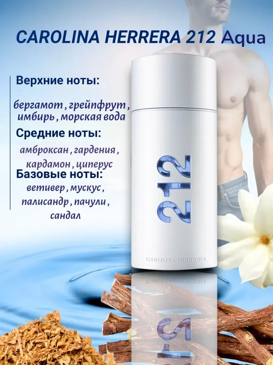 Подарочный набор Каролина Херрера 212 for men 3x30 ml - миниатюра 4