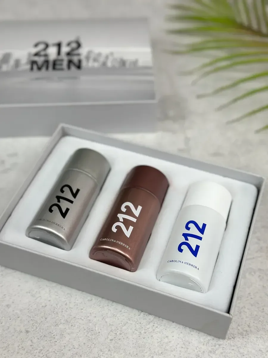 Подарочный набор Каролина Херрера 212 for men 3x30 ml - миниатюра 7