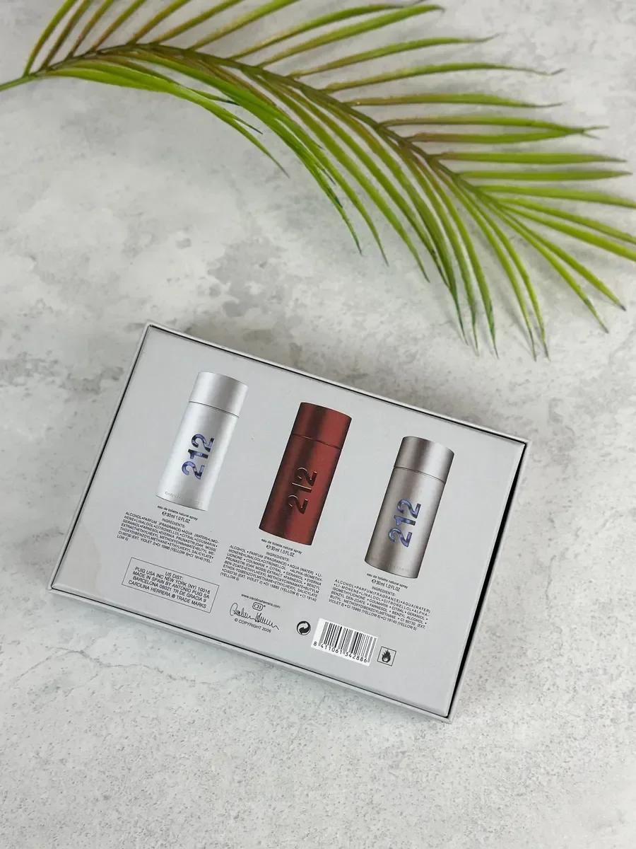 Подарочный набор Каролина Херрера 212 for men 3x30 ml - миниатюра 8