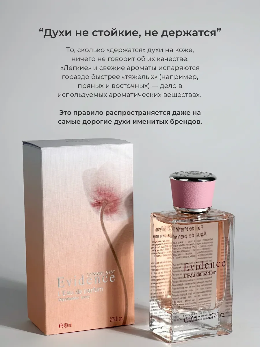 Духи женские арабские Evidence - миниатюра 6