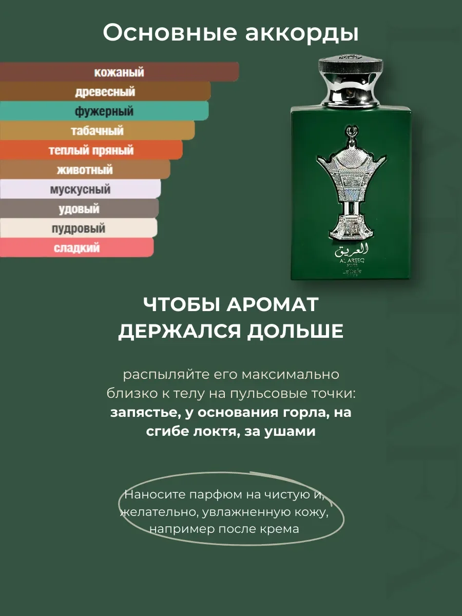 Духи арабские мужские Al Areeq Silver 100 мл - миниатюра 3