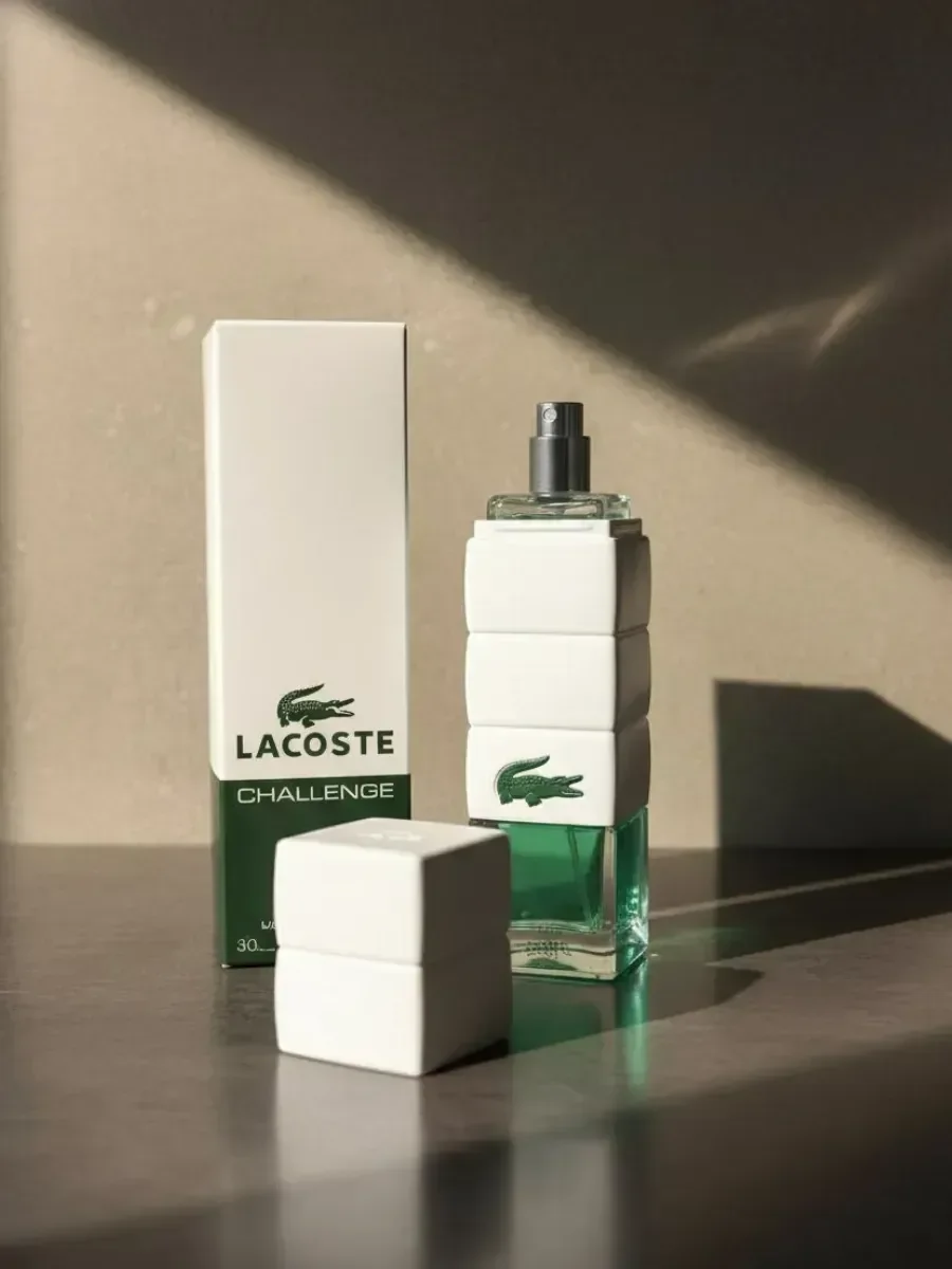 Туалетная вода Лакост Challenge White Pour Homme 90 ml - миниатюра 3