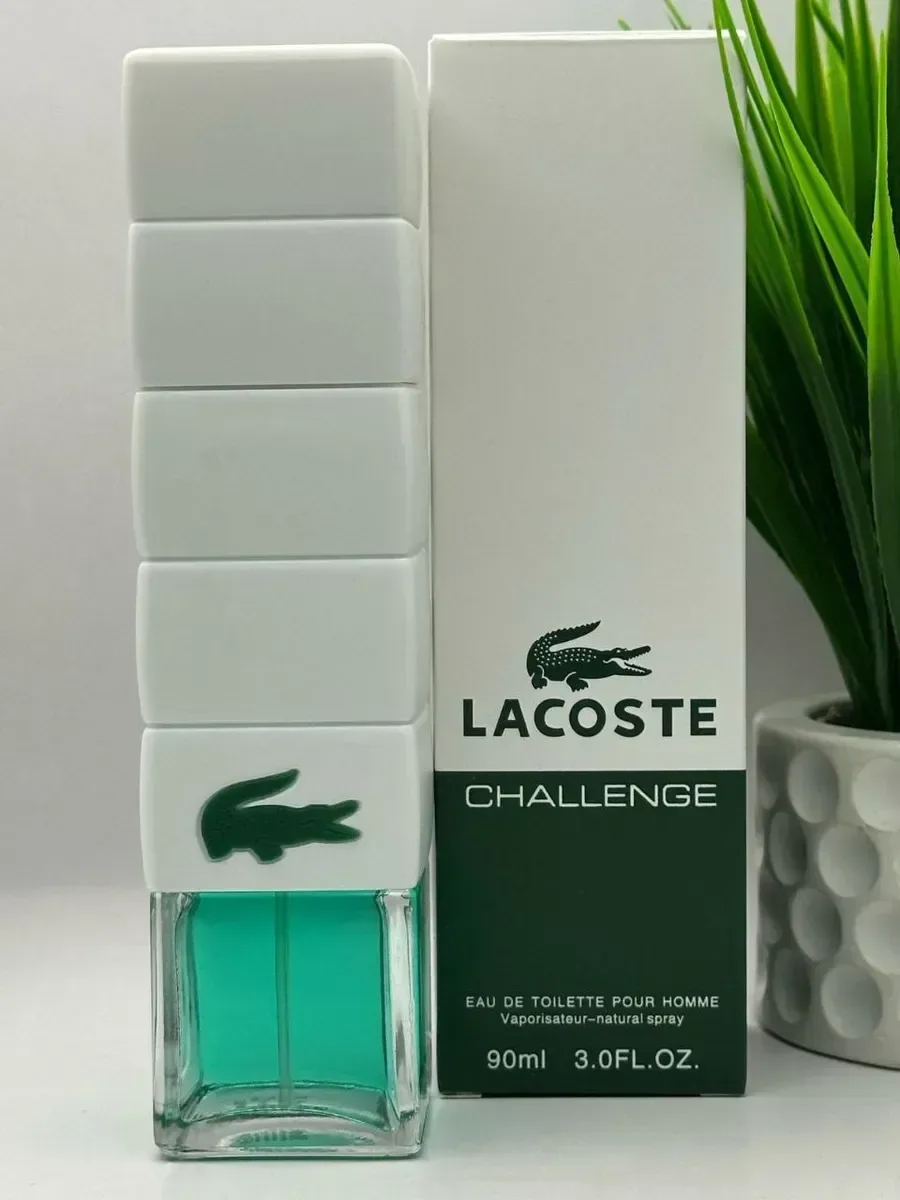 Туалетная вода Лакост Challenge White Pour Homme 90 ml - миниатюра 4