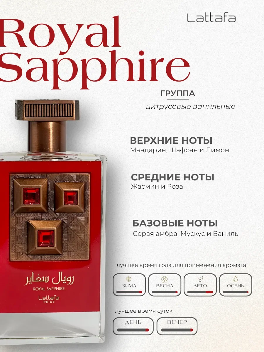 Духи арабские Royal Sapphire - миниатюра 2