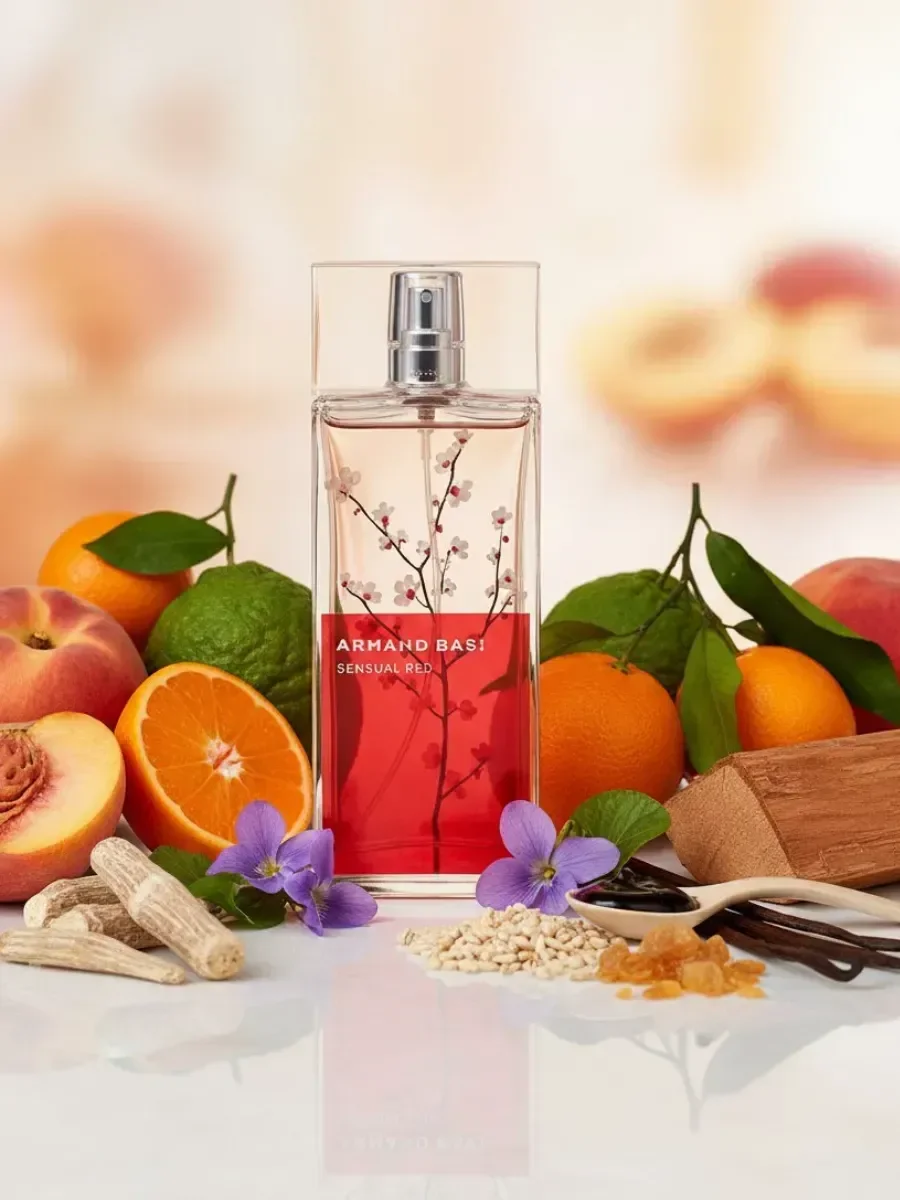 Женские духи Арманд Баси Sensual Red for women edt 100 ml - миниатюра 2