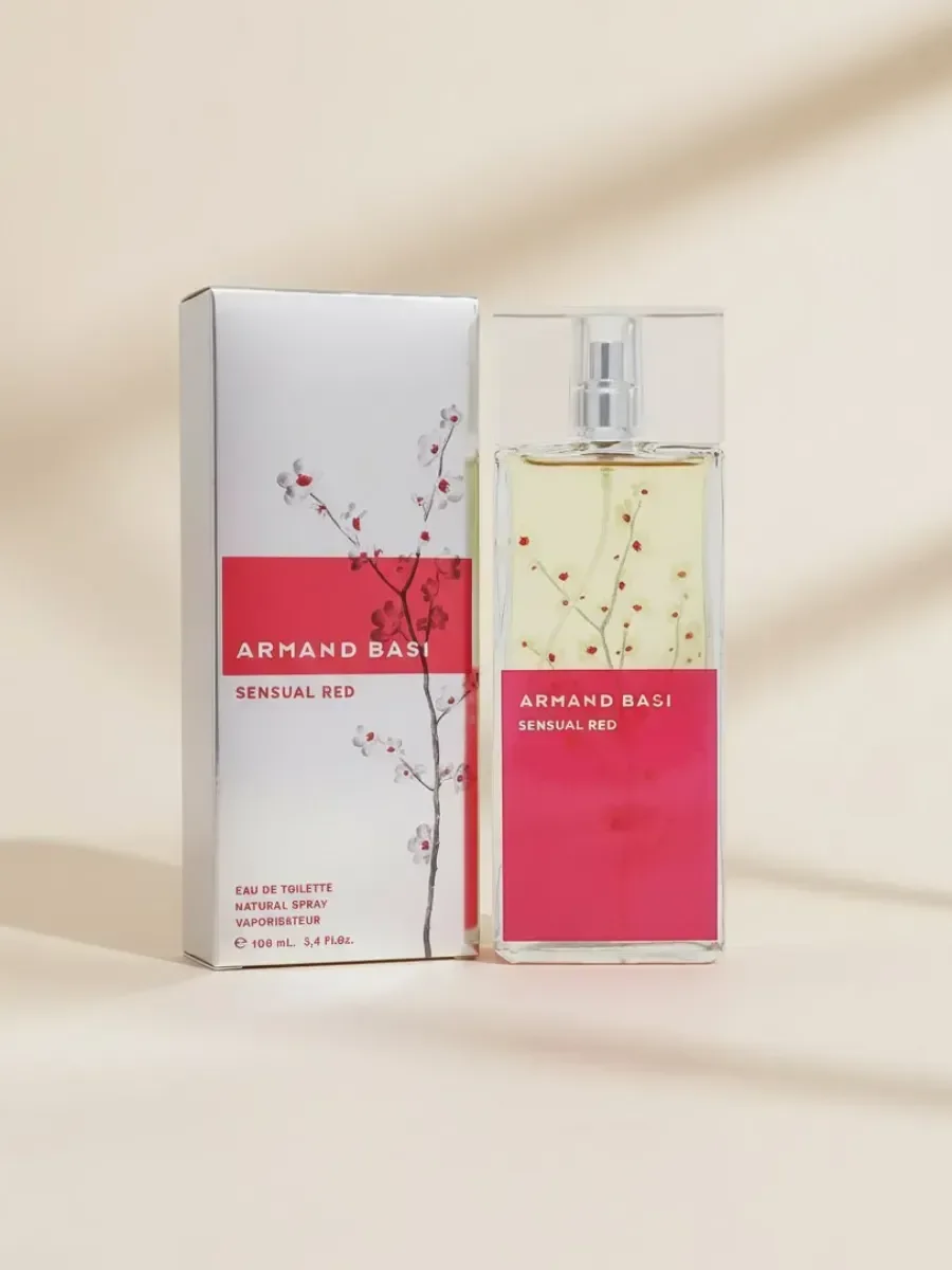 Женские духи Арманд Баси Sensual Red for women edt 100 ml - миниатюра 4