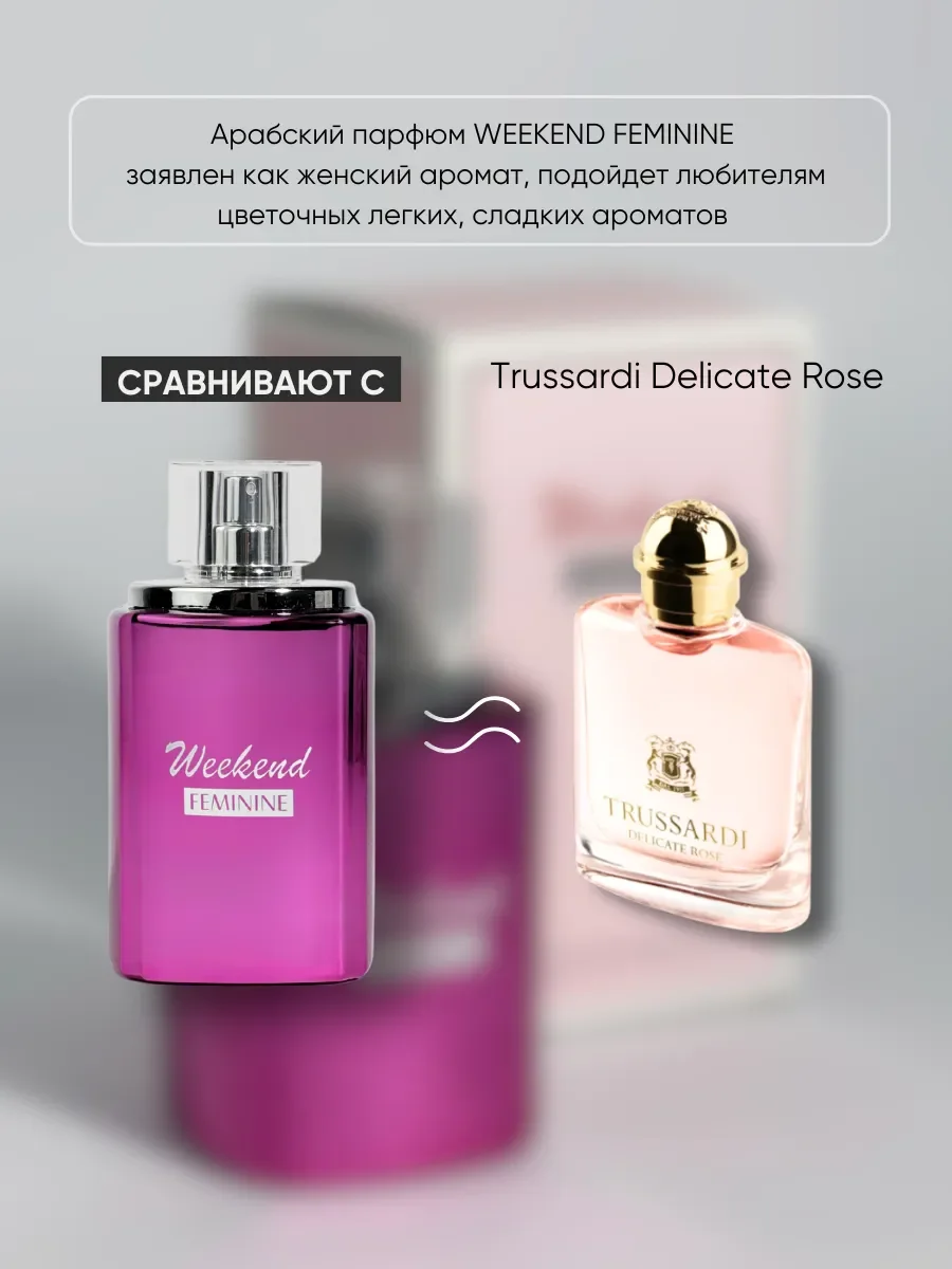 Духи женские арабские Weekend Feminine - миниатюра 3