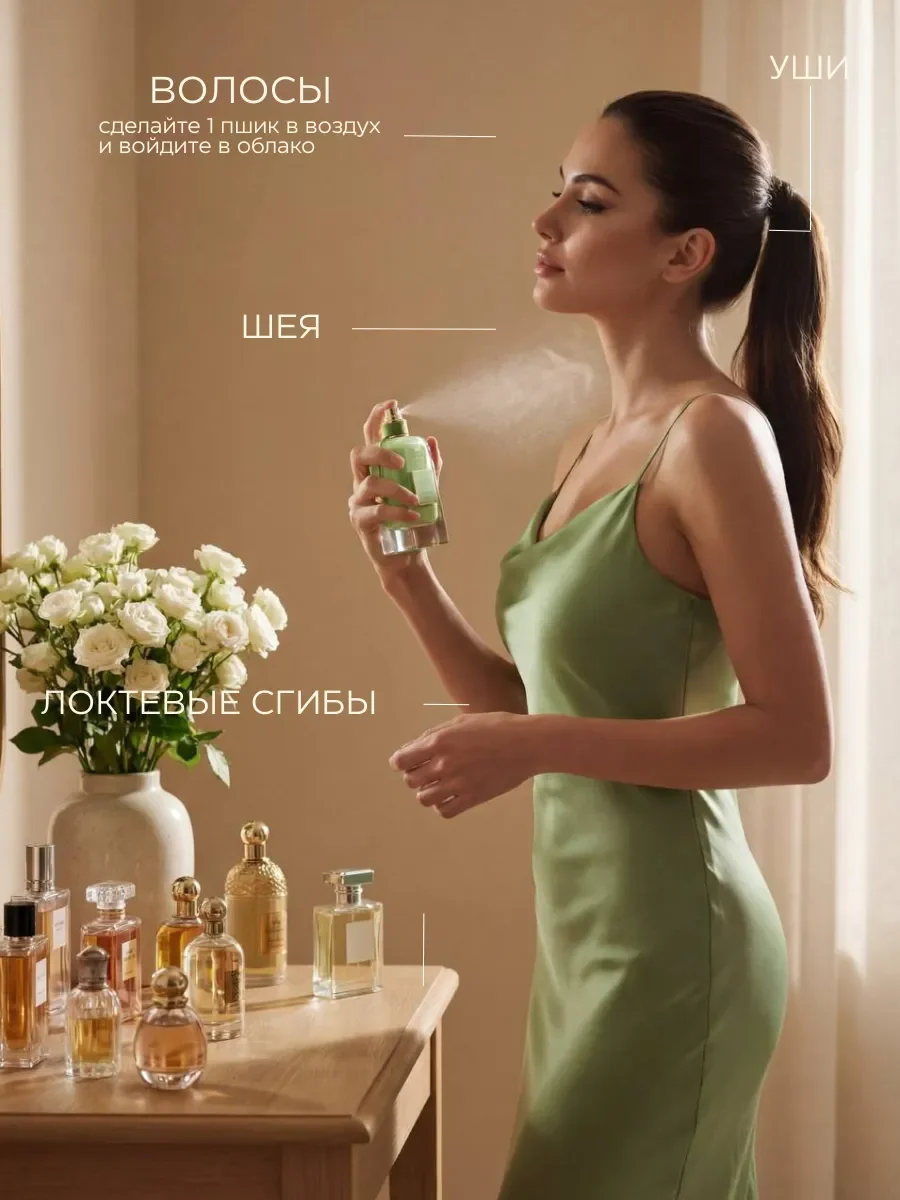 Духи женские арабские ITHRA DUBAI Pistachio Musk 100 мл - миниатюра 3