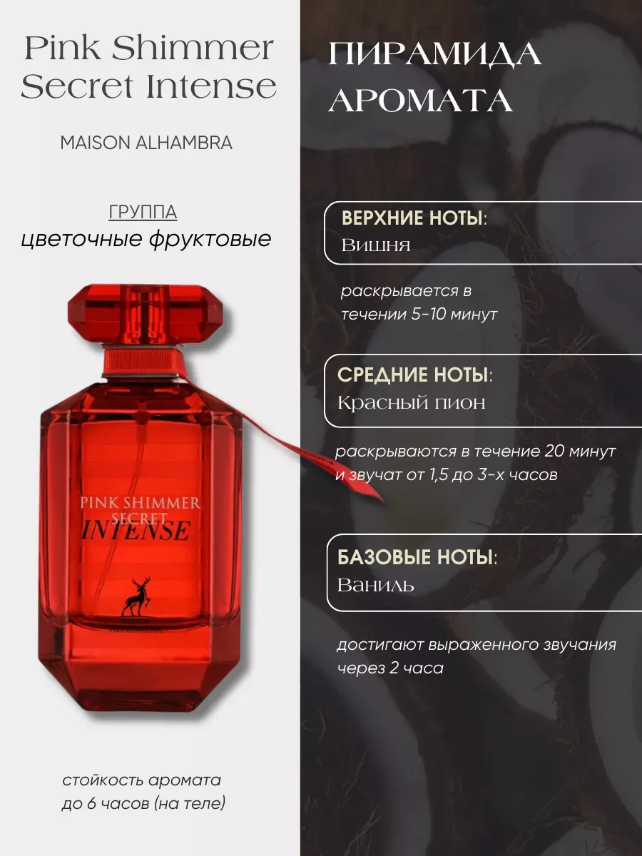 Духи женские Pink Shimmer Intense - миниатюра 3