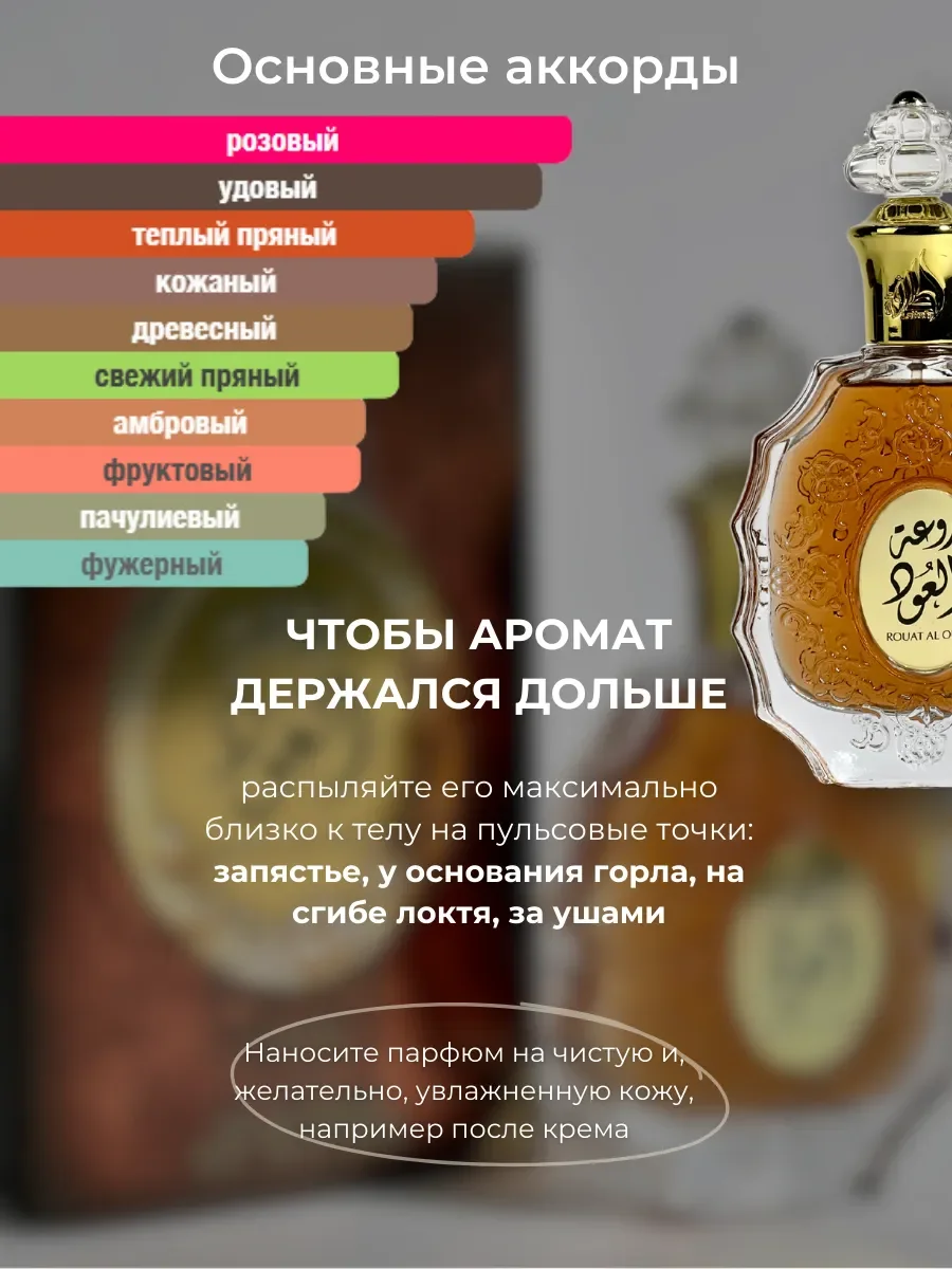 Духи арабские Rouat Al Oud - миниатюра 4