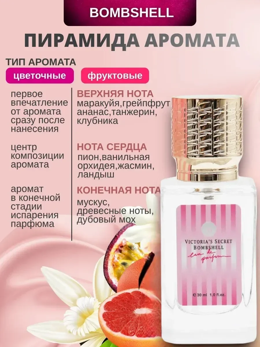 Духи Виктория Сикрет Bombshell edp for women 30 ml - миниатюра 2