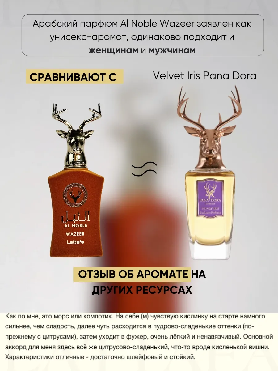 Духи арабские Al Noble Wazeer 100 ml - миниатюра 3