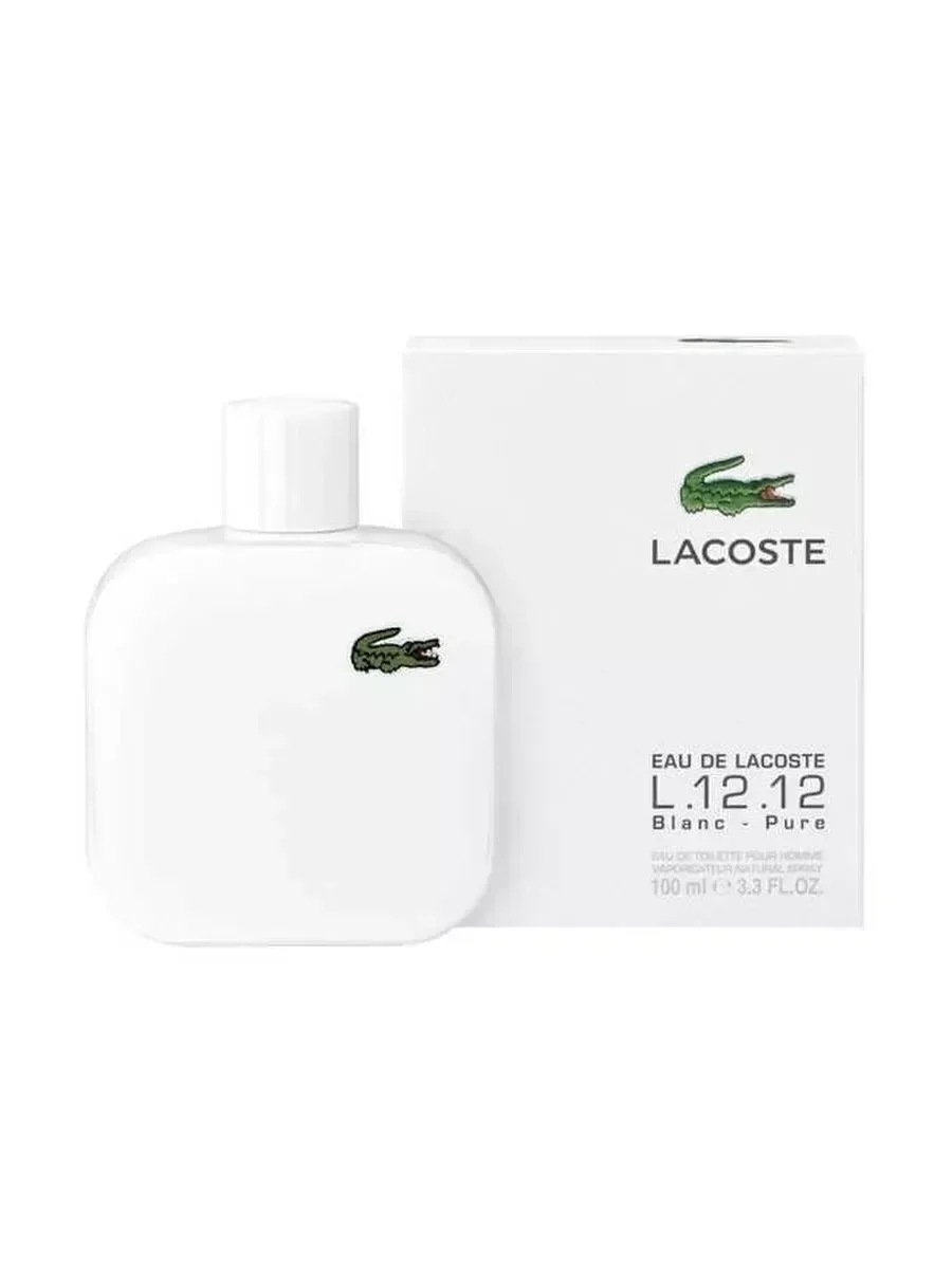 Белая Лакост бланк L.12.12. Blanc- Pure 100мл - изображение 1