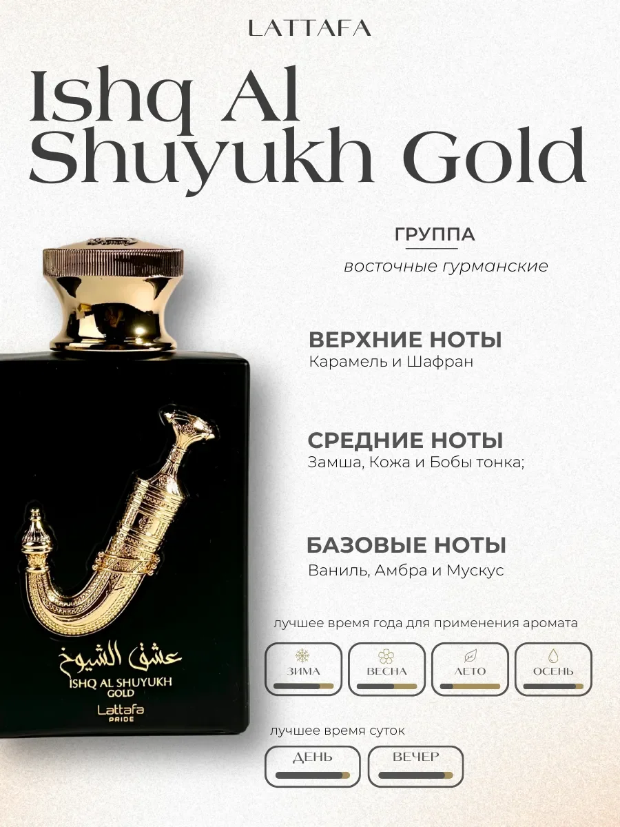 Духи арабские Ishq Al Shuyukh Gold - миниатюра 2