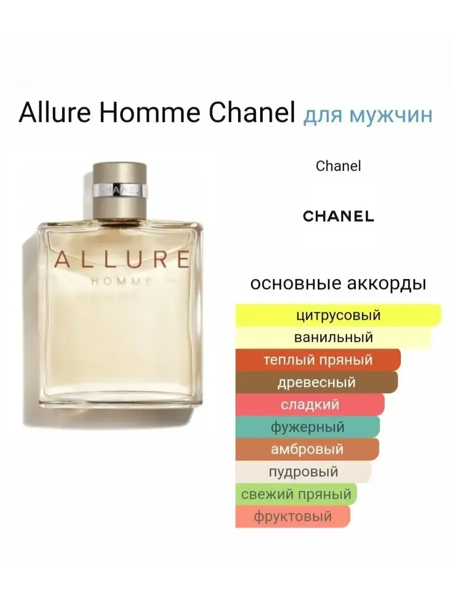 Chanel Allure Homme Шанель Аллюр Хоум духи 100мл - миниатюра 2