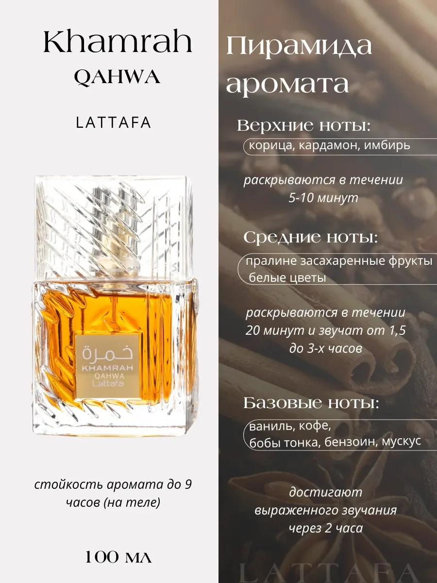 Духи арабские Khamrah Qahwa - миниатюра 2