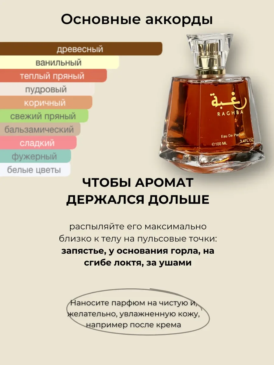 Духи женские арабские Raghba - миниатюра 4