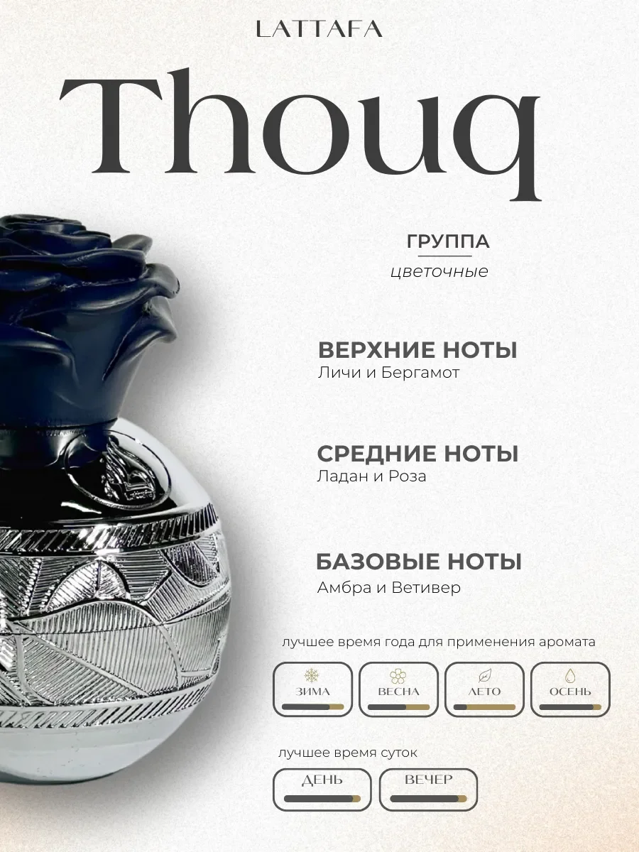 Духи женские арабские Thouq - миниатюра 2