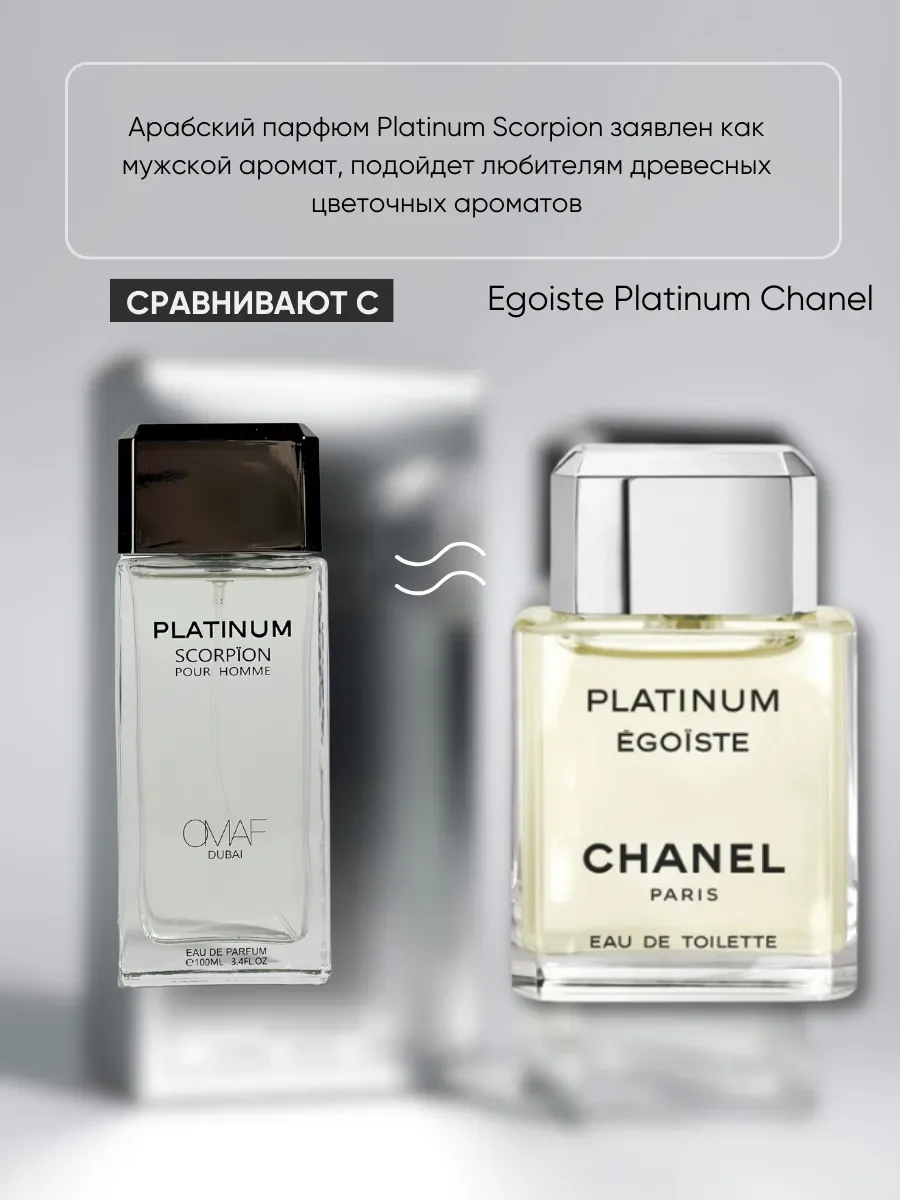 Духи мужские арабские Platinum Scorpion - миниатюра 3