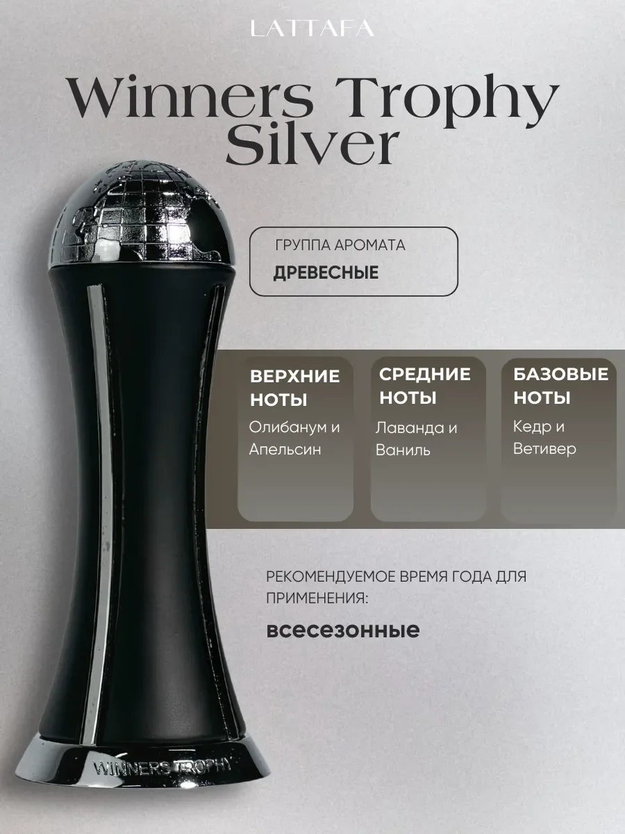 Духи арабские Winners Trophy Silver - миниатюра 2