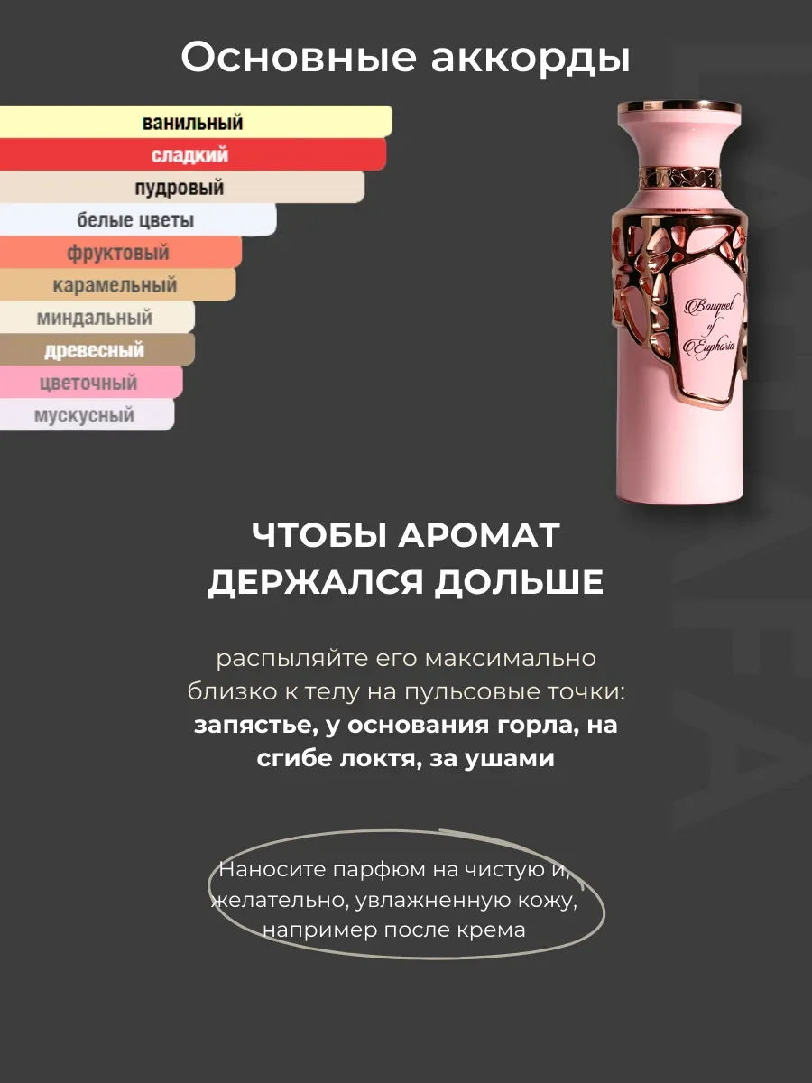 Духи женские арабские Bouquet Of Euphoria - миниатюра 5