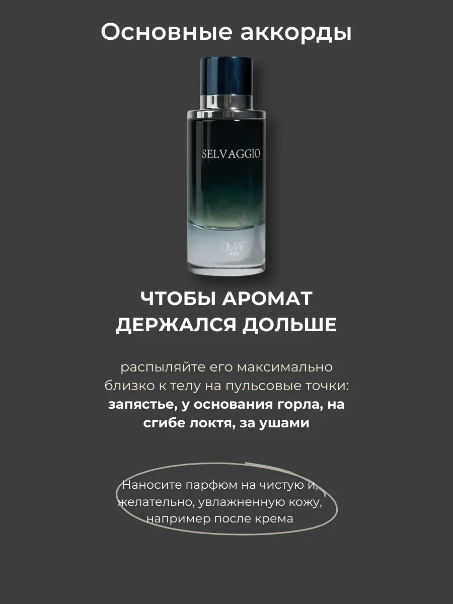 Духи арабские мужские Selvaggio по мотивам Sauvage - миниатюра 5