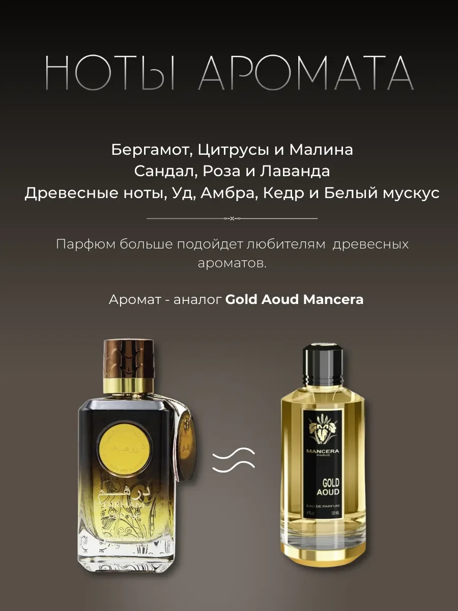Духи арабские Dirham Oud - миниатюра 2