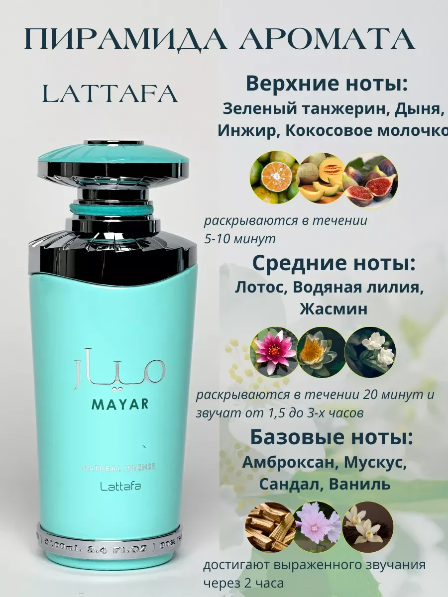 Духи женские арабские MAYAR Natural Intense - миниатюра 2