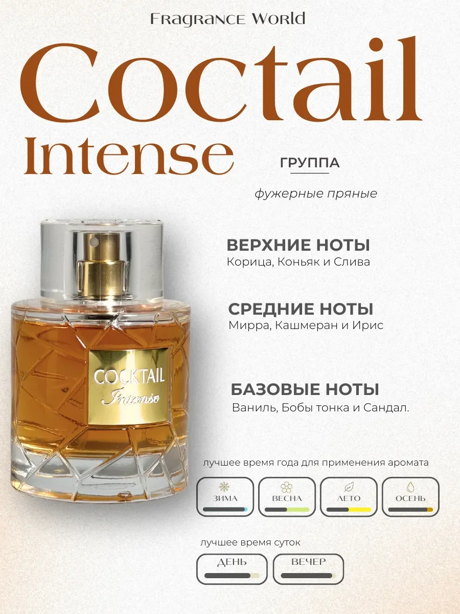 Духи арабские COCKTAIL Intense - миниатюра 2