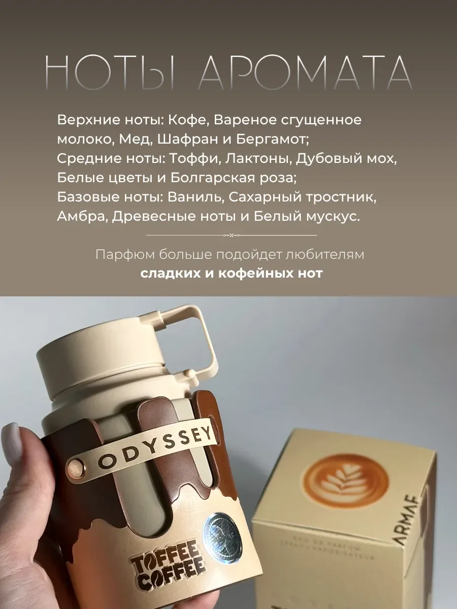 Духи Odyssey Toffee Coffee Cafe Edition - миниатюра 2