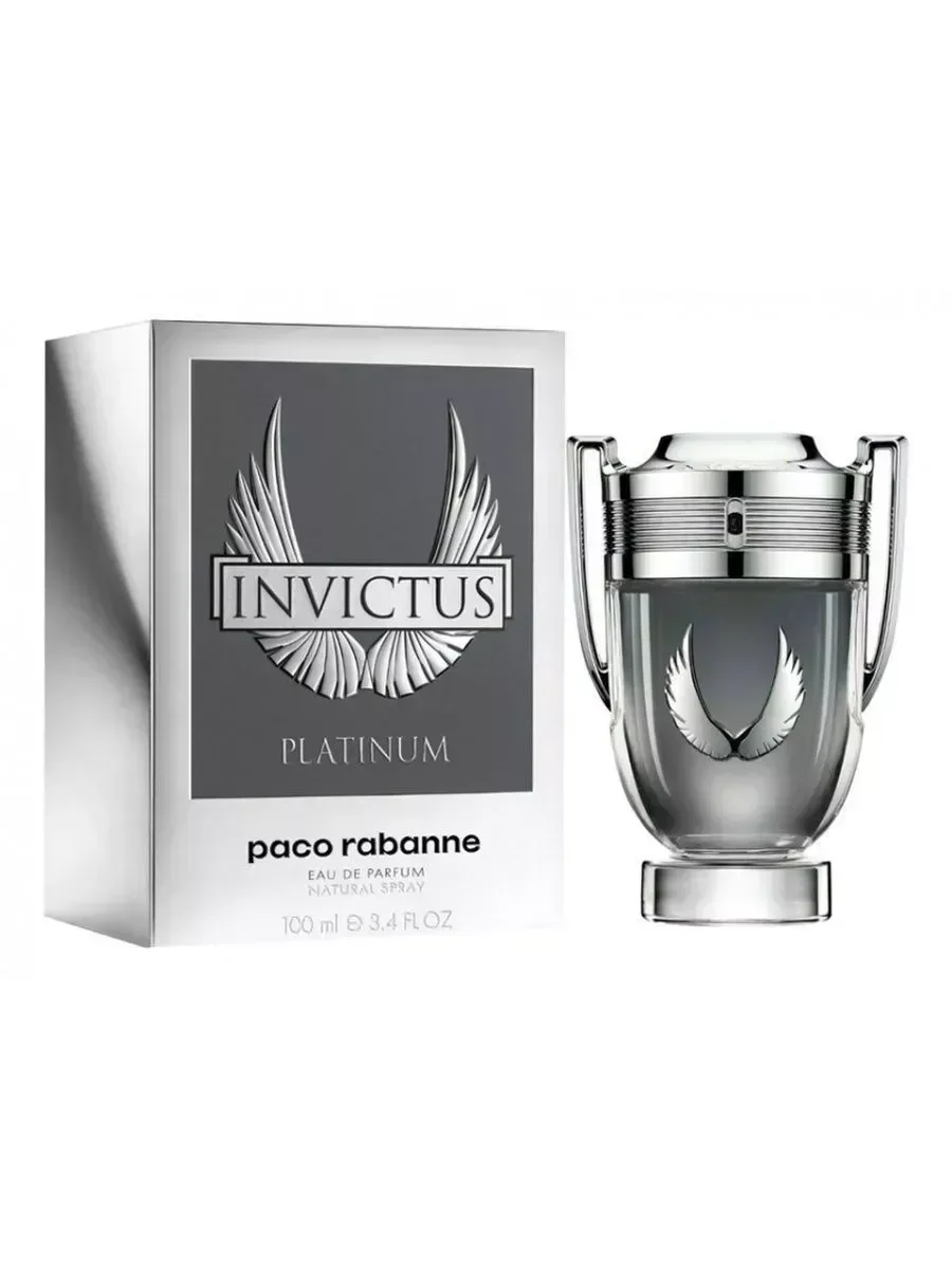 Invictus Platinum 100мл, Пако Рабанне Инвиктус - миниатюра 4