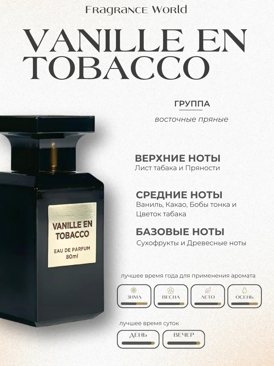 Духи арабские VANILLE EN TOBACCO - миниатюра 2