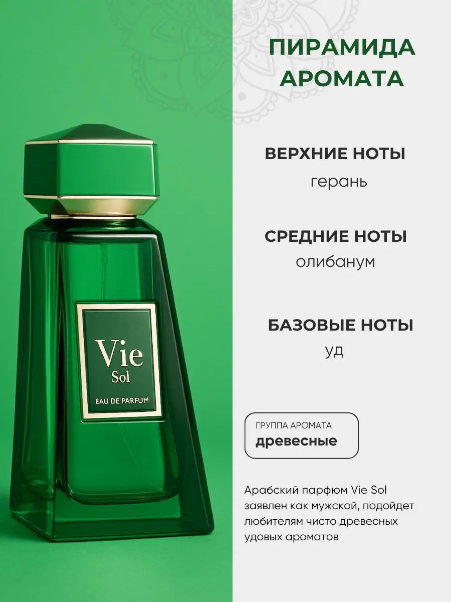 Духи мужские арабские Vie Sol по мотивам Bvlgari - миниатюра 2