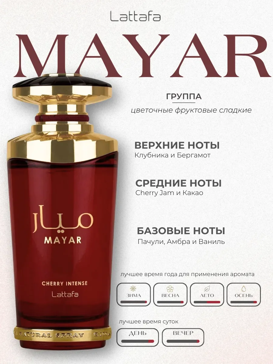 Духи женские арабские Mayar Cherry Intense - миниатюра 2